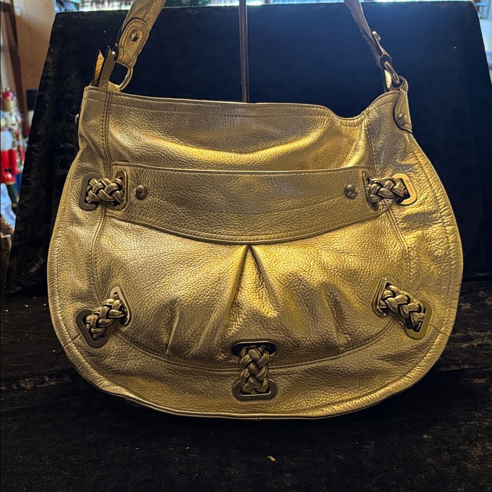 Gold Braided Women's Bag by B. Makowsky